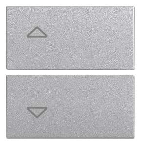 [VI20752.2.N] Vimar Eikon Evo/Exé - 2 demi-boutons 2M (Fleches - Next)