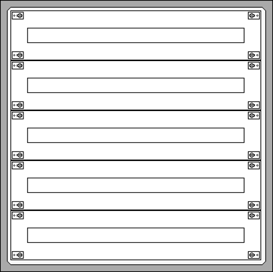 [ET5x36.A] ETI Solid GSX - Opbouwverdeelkast 5R/180M