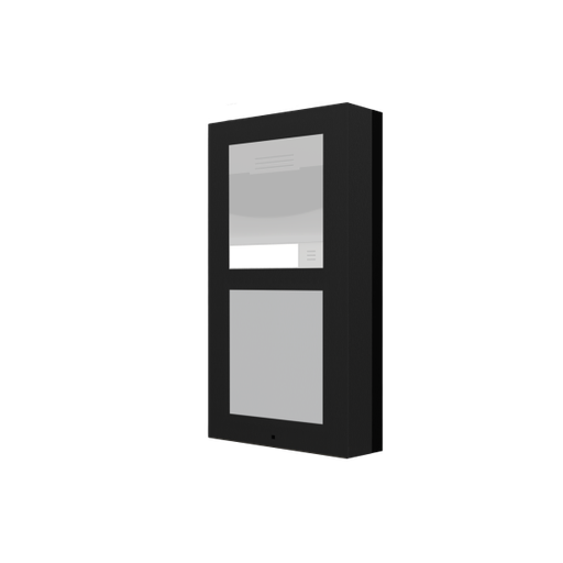 [ZEZVPCB2MB] Zennio GetFace IP - Cadre pour installation en saillie - 2 modules (noir)