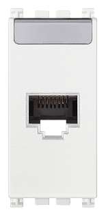 [VI19339.15.B] Vimar Arké - RJ45 Cat6A Netsafe UTP stopcontact (Wit)