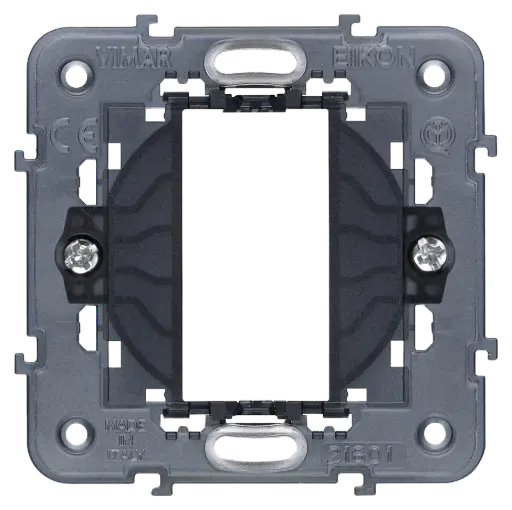 [VI21601.0] Vimar Inbouwframe 1M (met klauwen & z/ blinde module)