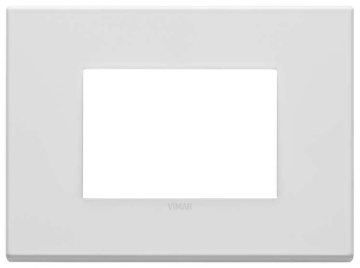 [VI22653.01] Vimar Eikon Exé - Plaque de Recouvrement 3M (Métal - Mat Blanc)