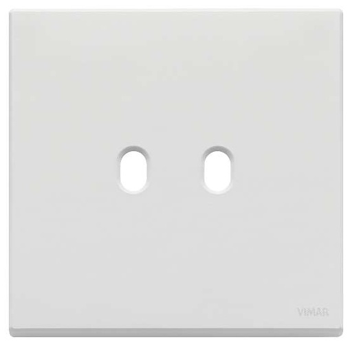 [VI22672.2.01] Vimar Eikon Exé Vintage - Plaque de Recouvrement 2Mx2 (Mat Blanc)