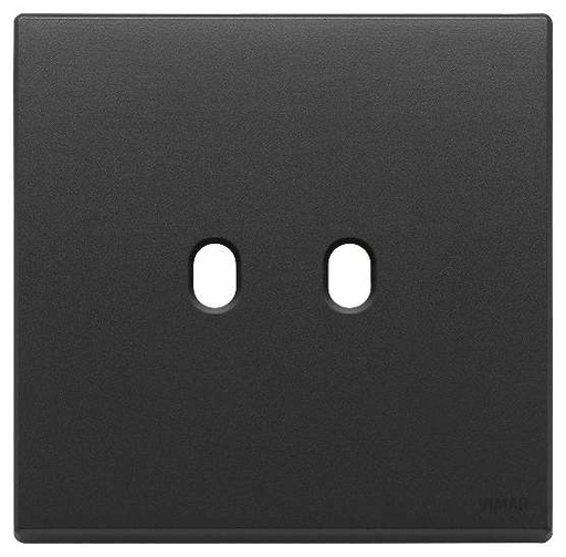 [VI22672.2.03] Vimar Eikon Exé Vintage - Plaque de Recouvrement 2Mx2 (Anthracite)