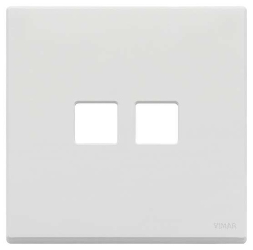 [VI22682.2.01] Vimar Eikon Exé Flat - Afdekraam 2Mx2 (Matt White)