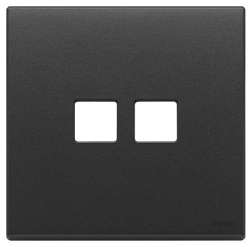 [VI22682.2.03] Vimar Eikon Exé Flat - Plaque de recouvrement 2Mx2 (Anthracite)