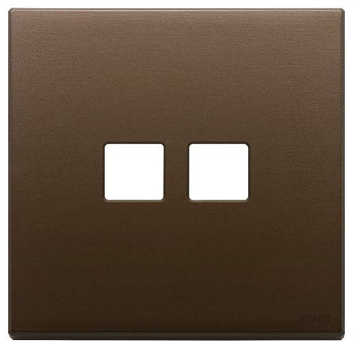 [VI22682.2.12] Vimar Eikon Exé Flat - Cadre 2Mx2 (Bronze brossé foncé)