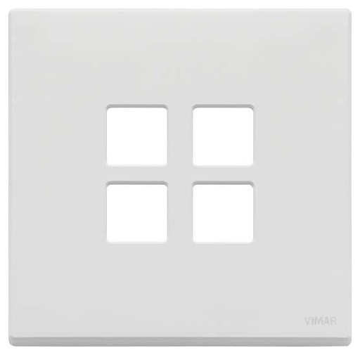 [VI22692.01] Vimar Eikon Exé Flat - Afdekraam 2Mx4 (Matt White)