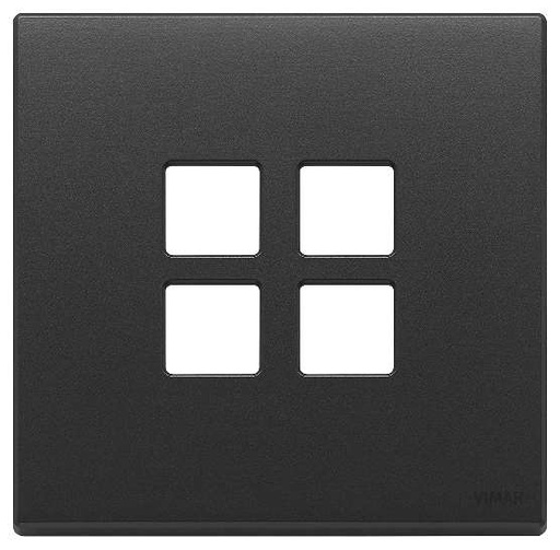 [VI22692.03] Vimar Eikon Exé Flat - Plaque de recouvrement 2Mx4 (Anthracite)