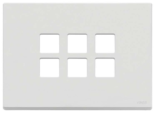 [VI22693.01] Vimar Eikon Exé Flat - Plaque de recouvrement 3Mx6 (Blanc mat)