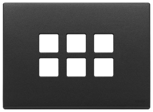 [VI22693.03] Vimar Eikon Exé Flat - Plaque de recouvrement 3Mx6 (Anthracite)