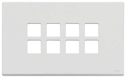 [VI22694.01] Vimar Eikon Exé Flat - Plaque de recouvrement 4Mx8 (Blanc mat)