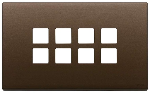 [VI22694.12] Vimar Eikon Exé Flat - Afdekraam 4Mx8 (Brushed Dark Bronze)