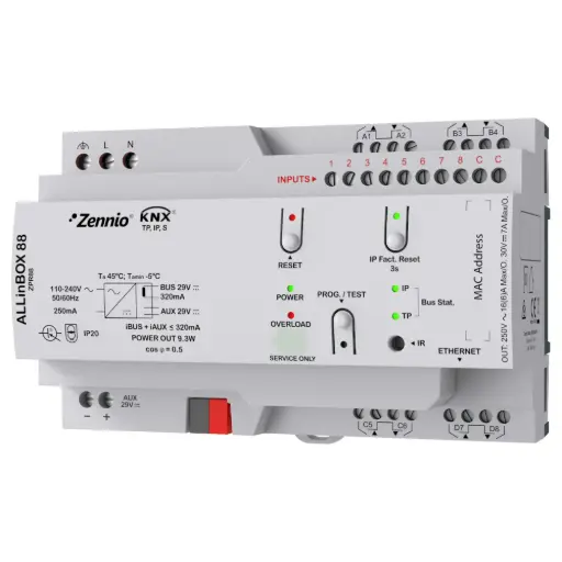 [ZEZPR88] Zennio ALLinBOX 88