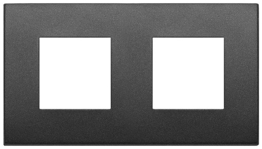[VI19643.01] Vimar Arké Classic - Metal-Color 4M - 2+2x71 (Metaal - Mat grafiet)