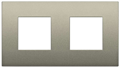 [VI19643.13] Vimar Arké Classic - Metal-Color 4M - 2+2x71 (Metaal - Mat champagne)