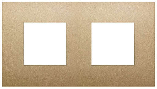 [VI19643.78] Vimar Arké Classic - Color-Tech 4M - 2+2x71 (Technopolymère - Mat goud)