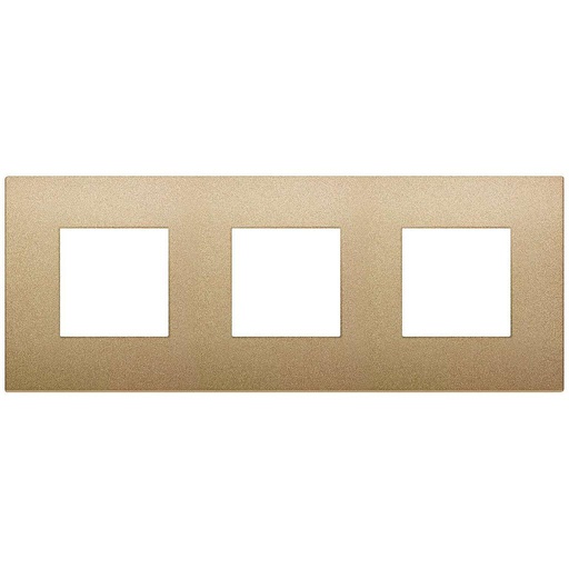 [VI19644.78] Vimar Arké Classic - Color-Tech 6M - 2+2+2x71 (Technopolymeer - Mat goud)