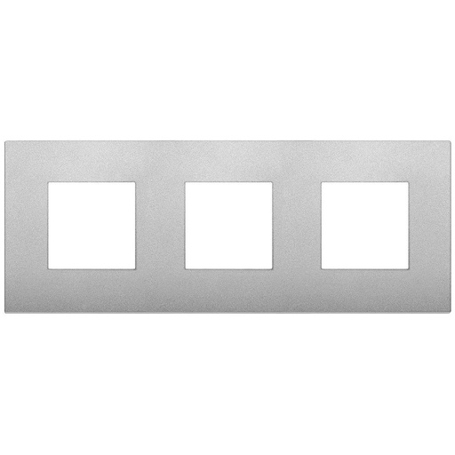 [VI19644.79] Vimar Arké Classic - Color-Tech 6M - 2+2+2x71 (Technopolymeer - Mat zilver)