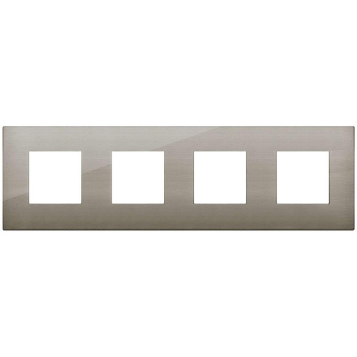 [VI19669.08] Vimar Arké Classic - Metal-Color 8M - 2+2+2+2x71 (Métal - Geborsteld inox)