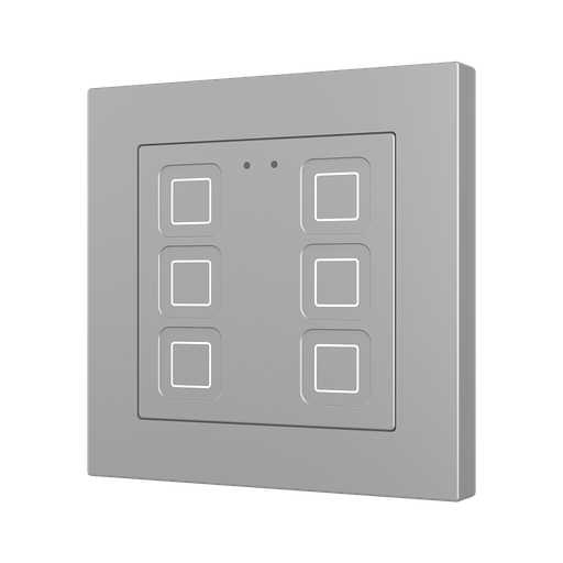 [ZEZVIT55X6S] Zennio Tecla 55 X6 (Zilver)