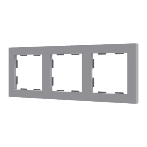 [ZE980000306] Zennio ZS55 - Afdekraam 3M (Zilver) - VPE=5