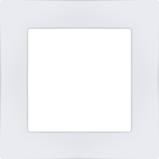 [WZ5386] Weinzierl MATCH 55 - Plaque de recouvrement Fusion 1M (Plastique, Blanc)