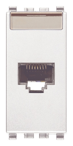 [VI20339.15.B] Vimar Eikon - RJ45 Cat6A Netsafe UTP stopcontact (Wit)
