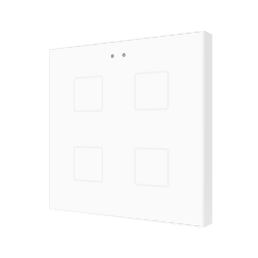 [ZEZVIF4V2W] Zennio Flat 4 v2 (Blanc)