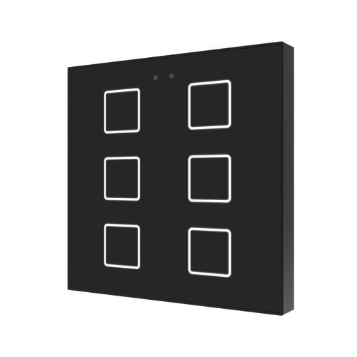 [ZEZVIF6V2A] Zennio Flat 6 v2 (Antraciet)