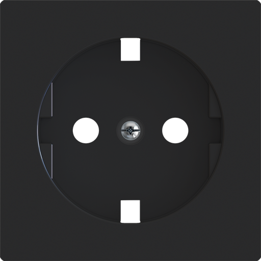 [ZE830000405] Zennio ZS55 - Schuko centraalplaat (Antraciet)