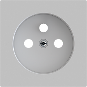 Zennio ZS55 - Penaarde centraalplaat (Zilver) - VPE=10
