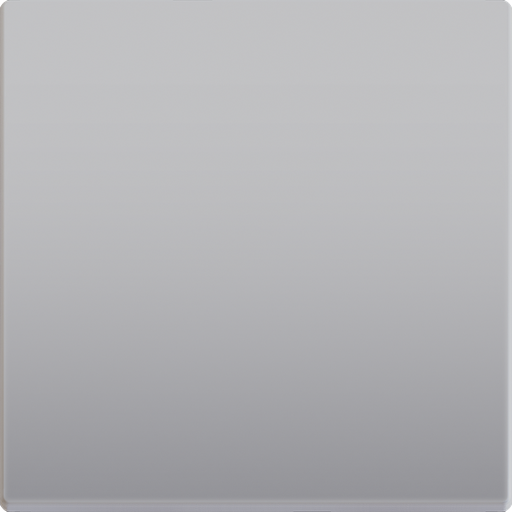 [ZE830001706] Zennio ZS55 - Enkele schakelaarafdekking (Zilver)