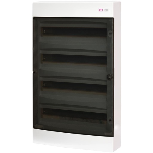 [ET1100270] ETI DIDO - Boite à fusibles ECT 4x18PT (Porte transparente)