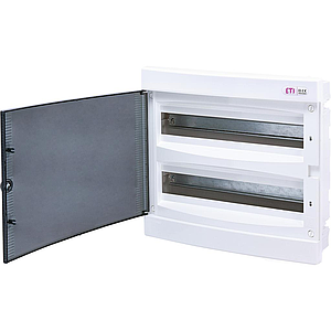 ETI DIDO - Inbouwverdeelkast ECM 2x18PT (Transparante deur)