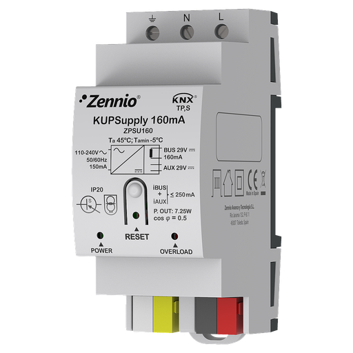 [ZEZPSU160] Zennio KUPSupply 160 mA