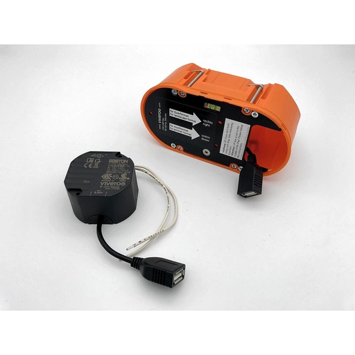 [VV310202] Viveroo Mountingset Free/One +230V PS (Inwall)