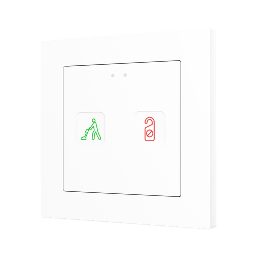 [ZEZVIT55X2SW] Zennio Tecla 55 X2 Sign (Wit)