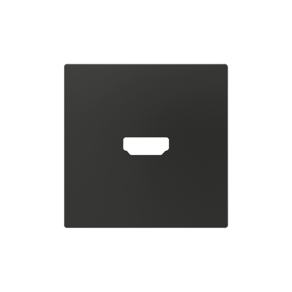 Zennio ZS55 - HDMI centraalplaat (Antraciet) - VPE=10