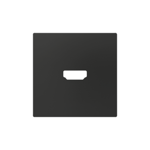 [ZE830002505] Zennio ZS55 - HDMI centraalplaat (Antraciet) - VPE=10