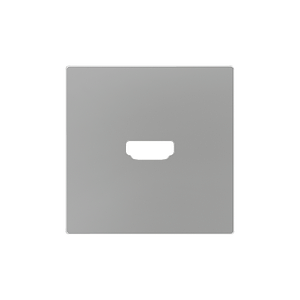 Zennio ZS55 - HDMI centraalplaat (Zilver) - VPE=10