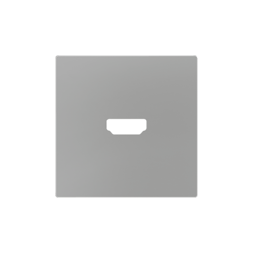 [ZE830002506] Zennio ZS55 - HDMI centraalplaat (Zilver) - VPE=10