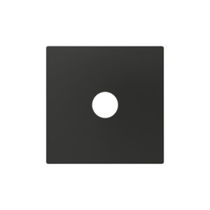 Zennio ZS55 - 3.5mm jack centraalplaat (Antraciet) - VPE=10