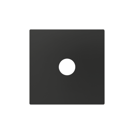[ZE830002705] Zennio ZS55 - 3.5mm jack centraalplaat (Antraciet) - VPE=10