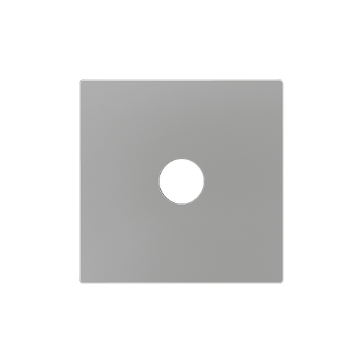 [ZE830002706] Zennio ZS55 - 3.5mm jack centraalplaat (Zilver)