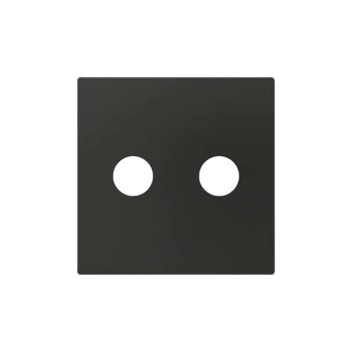 [ZE830002305] Zennio ZS55 - RCA centraalplaat (Antraciet)