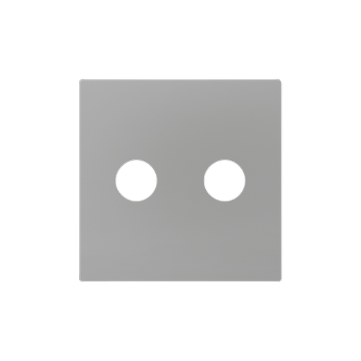 [ZE830002306] Zennio ZS55 - Enjoliveur RCA (Argenté)