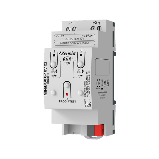 [ZEZIO2X010] Zennio MINiBOX 0-10V X2
