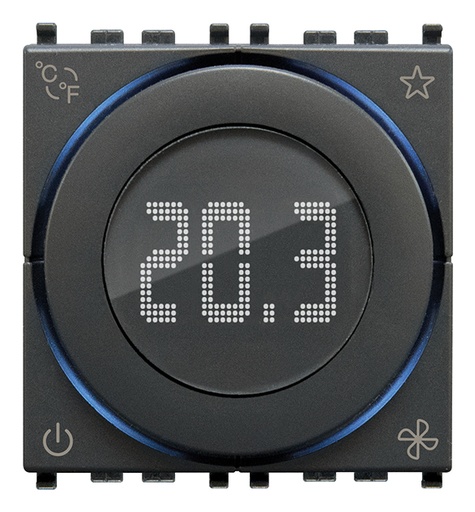 [VI02972] Vimar KNX - Draaithermostaat 2M (Grijs)