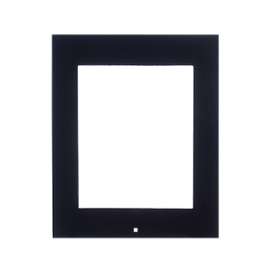 Zennio Getface IP - Opbouw installatieframe - 1 module (Zwart) - (ook voor ZEZVP-SCAMB)